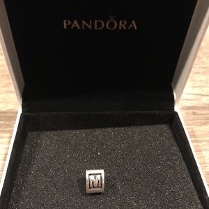 Authentic Pandora “M” Initial Charm!